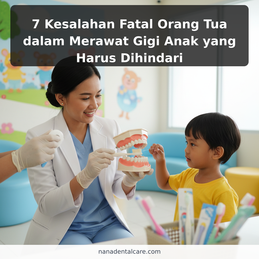 7 Kesalahan Fatal Orang Tua dalam Merawat Gigi Anak yang Harus Dihindari