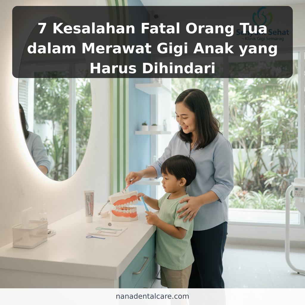 7 Kesalahan Fatal Orang Tua dalam Merawat Gigi Anak yang Harus Dihindari - ilustrasi