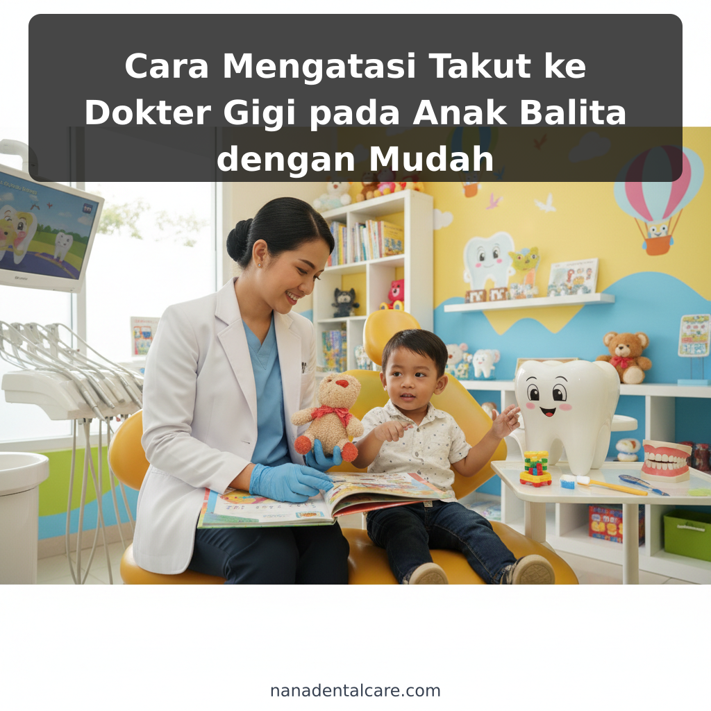 Cara Mengatasi Takut ke Dokter Gigi pada Anak Balita dengan Mudah - ilustrasi
