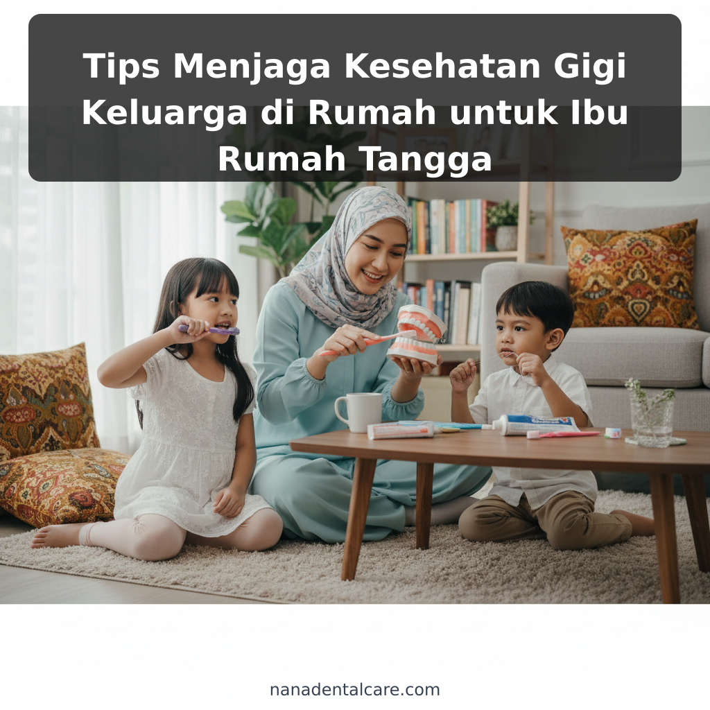 Tips Menjaga Kesehatan Gigi Keluarga di Rumah untuk Ibu Rumah Tangga