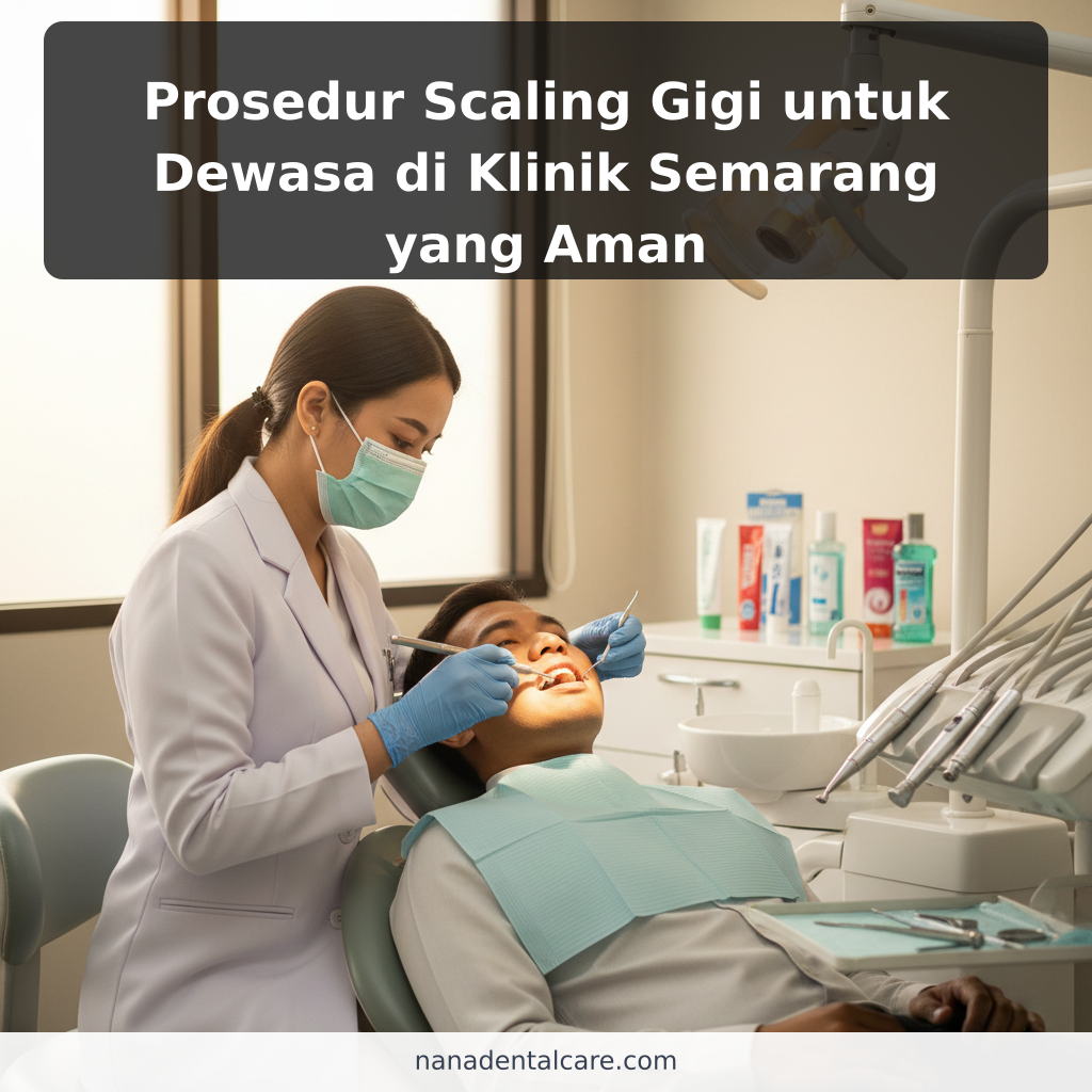 Prosedur Scaling Gigi untuk Dewasa di Klinik Semarang yang Aman - ilustrasi