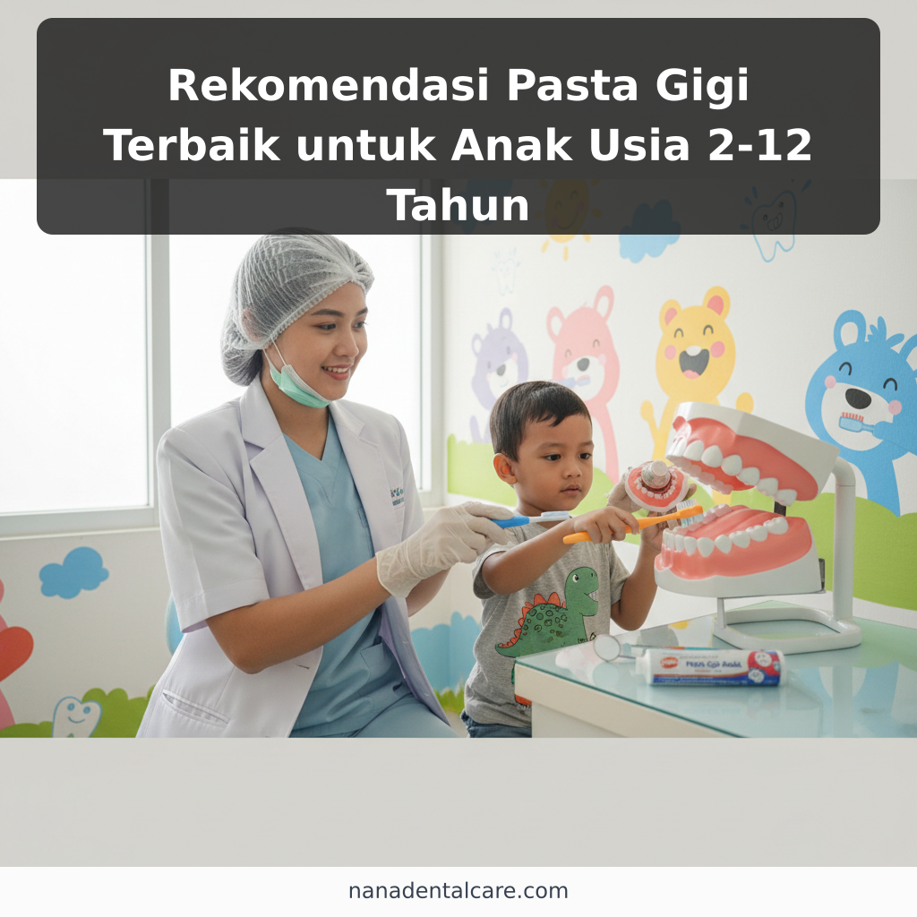 Rekomendasi Pasta Gigi Terbaik untuk Anak Usia 2-12 Tahun - ilustrasi