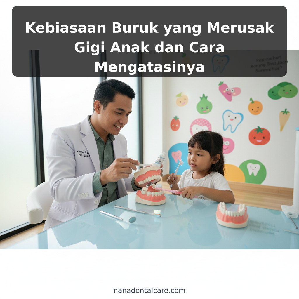 Kebiasaan Buruk yang Merusak Gigi Anak dan Cara Mengatasinya