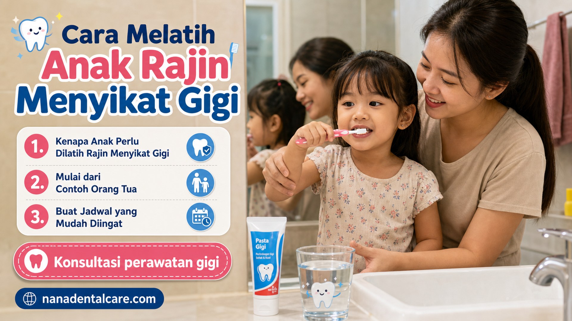 kesehatan gigi anak - Cara Melatih Anak Rajin Menyikat Gigi