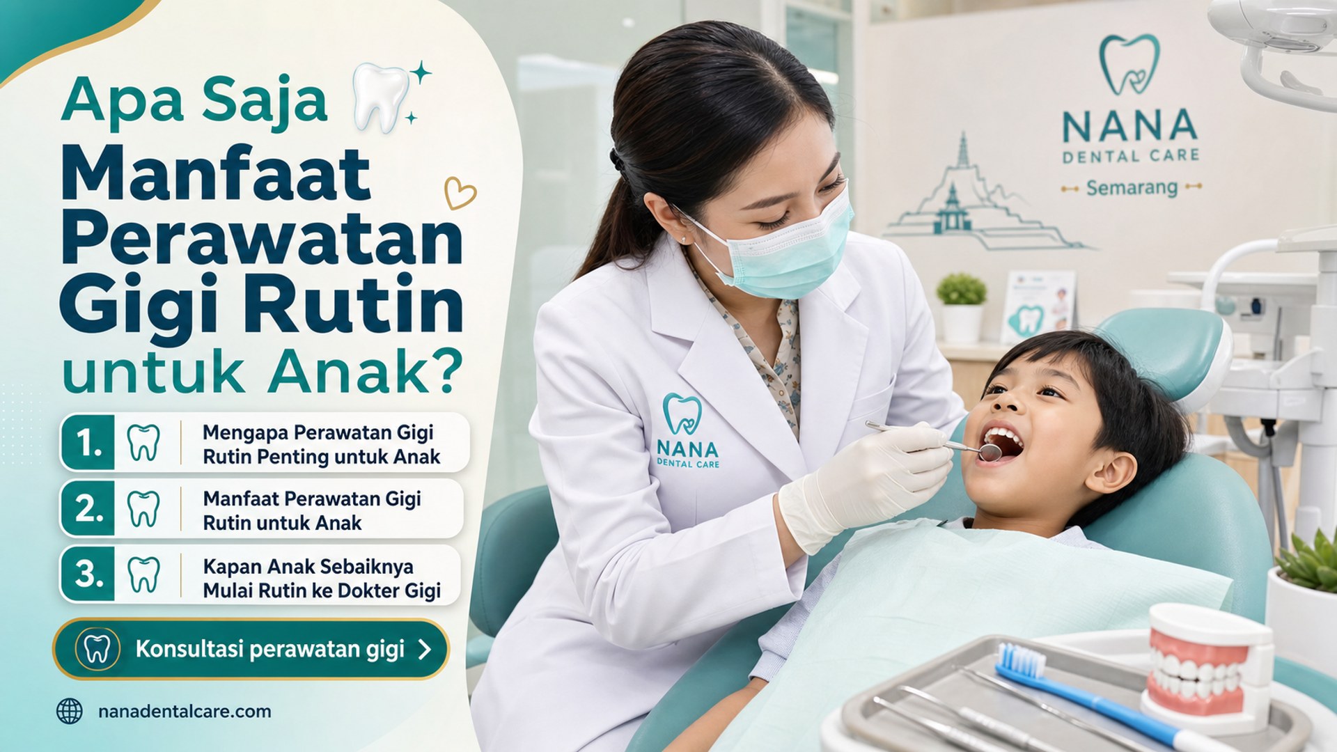 kesehatan gigi anak - Apa Saja Manfaat Perawatan Gigi Rutin untuk Anak?