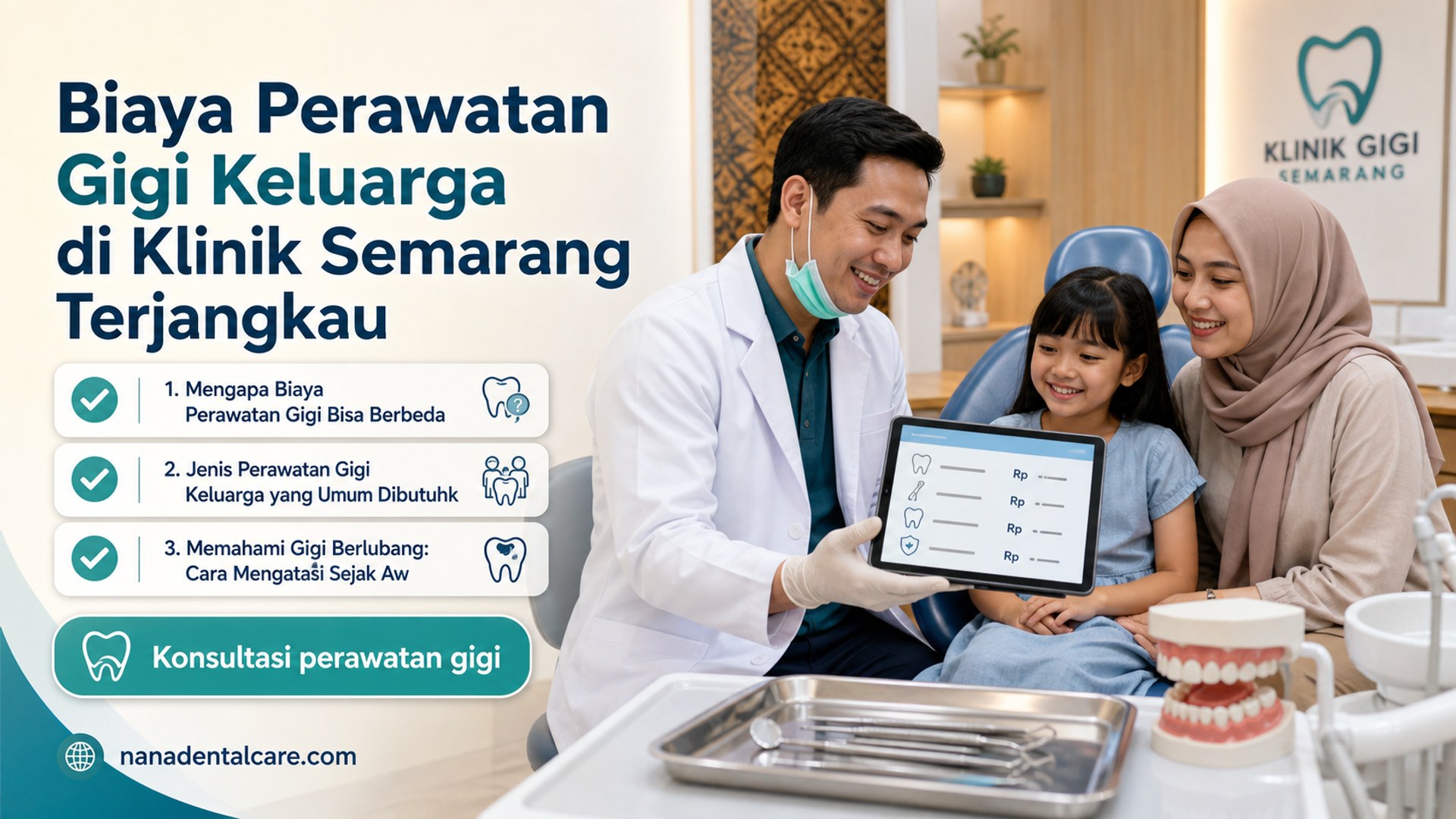 kesehatan gigi anak - Biaya Perawatan Gigi Keluarga di Klinik Semarang Terjangkau
