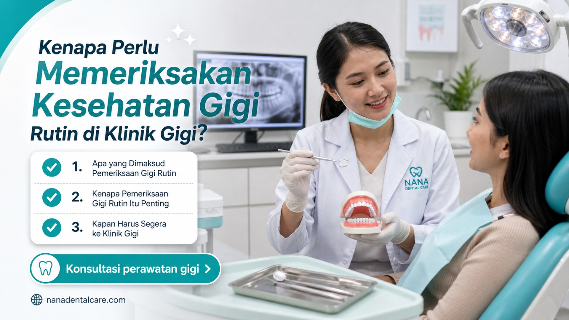 kesehatan gigi anak - Kenapa Perlu Memeriksakan Kesehatan Gigi Rutin di Klinik Gigi?