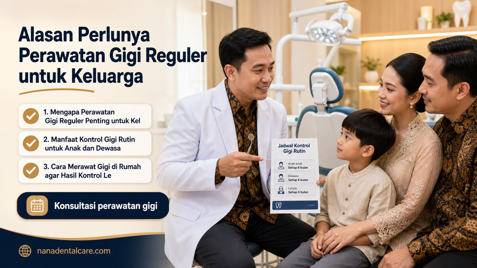 kesehatan gigi anak - Alasan Perlunya Perawatan Gigi Reguler untuk Keluarga