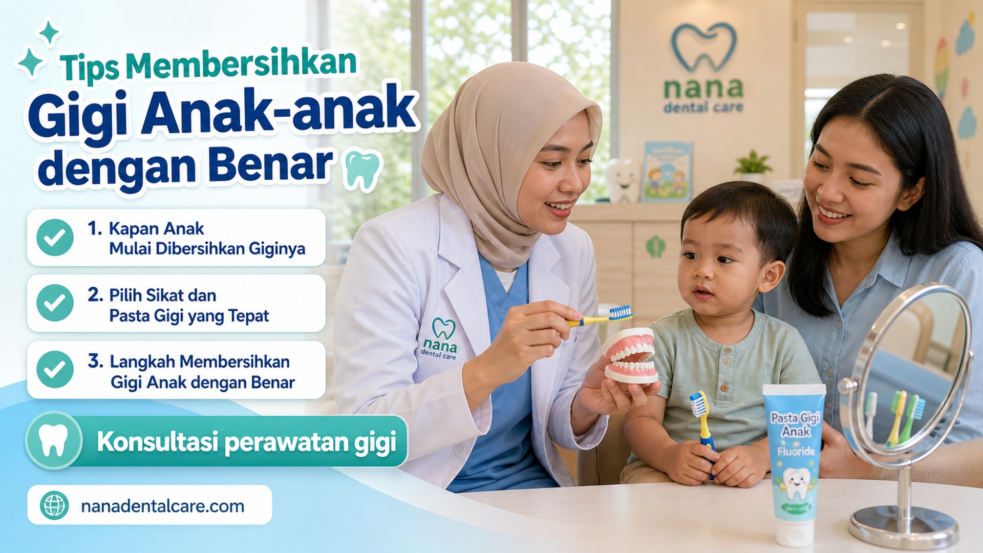 kesehatan gigi anak - Tips Membersihkan Gigi Anak-anak dengan Benar